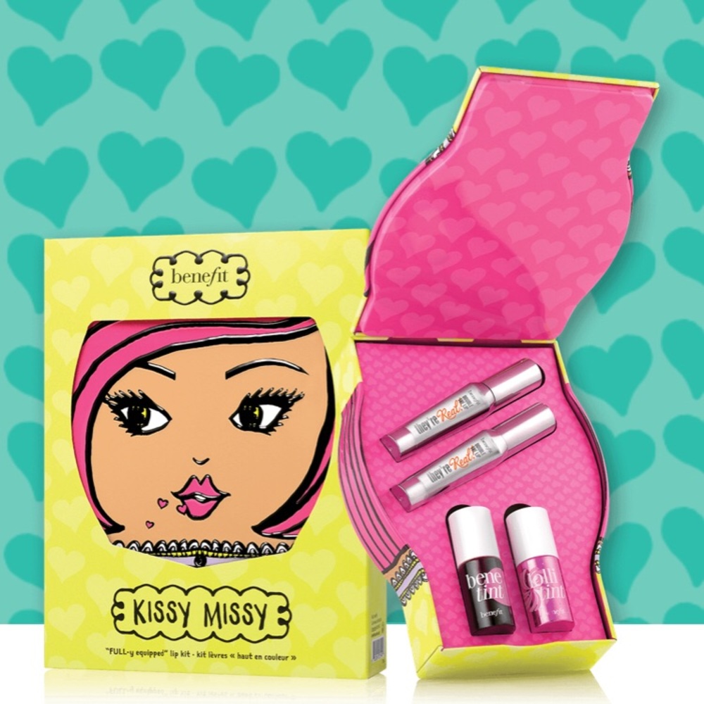 Benefit 4 pc lip kit